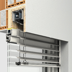 Module or facade venetian blinds