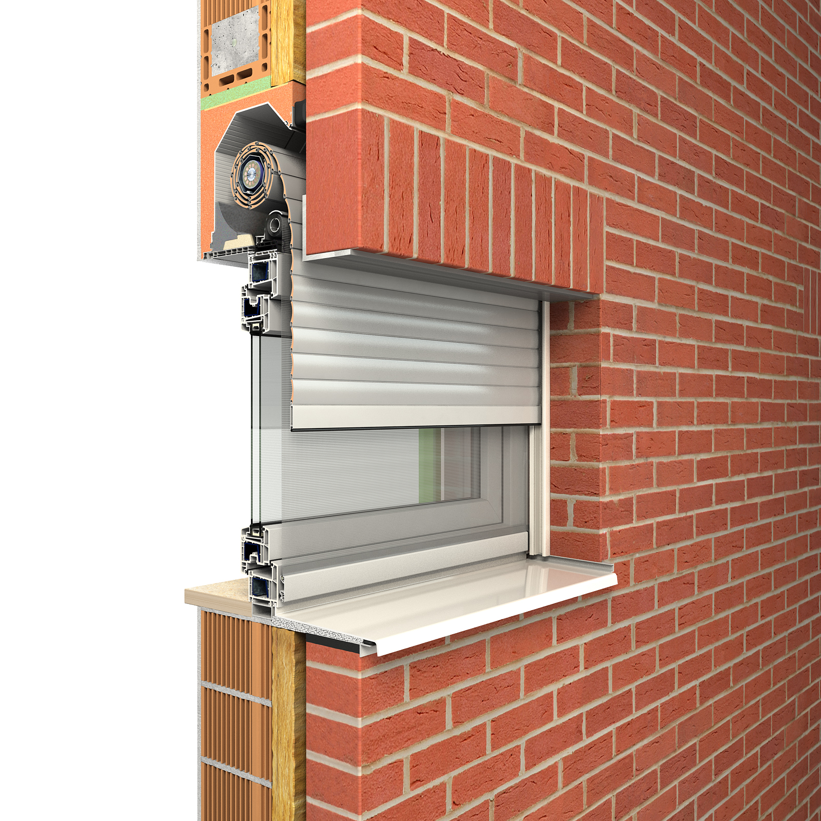 ROMA Integrated external roller shutters